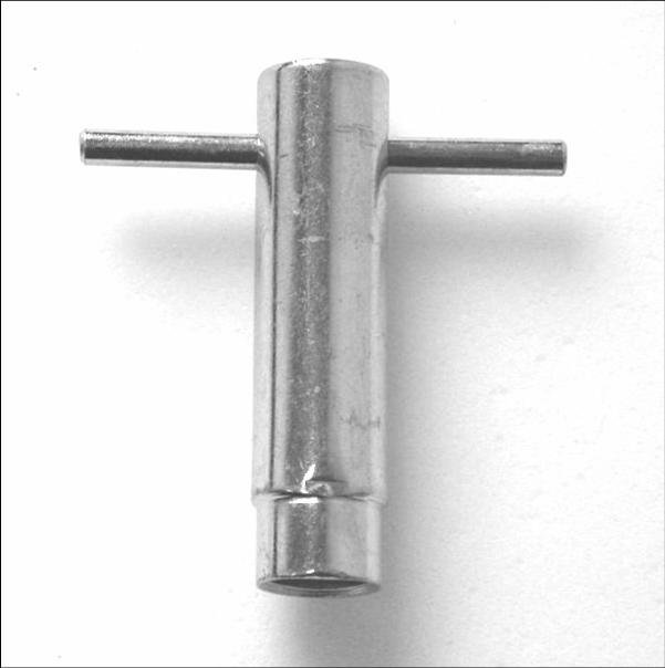 Klíč HDS trubkový (01.045) - Vložky,zámky,klíče,frézky Zámky rozvaděčové, přísl.